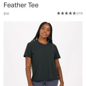 Vuori Feather Tee Black size Small